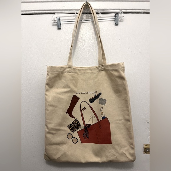 Ann Taylor | LOFT Canvas Tote - Picture 1 of 4